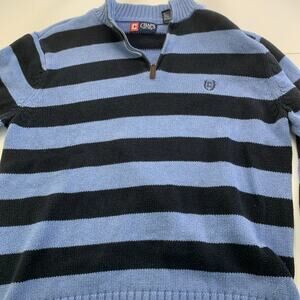 Chaps Mens Large Long Sleeve 1/4 Zip Sweater
